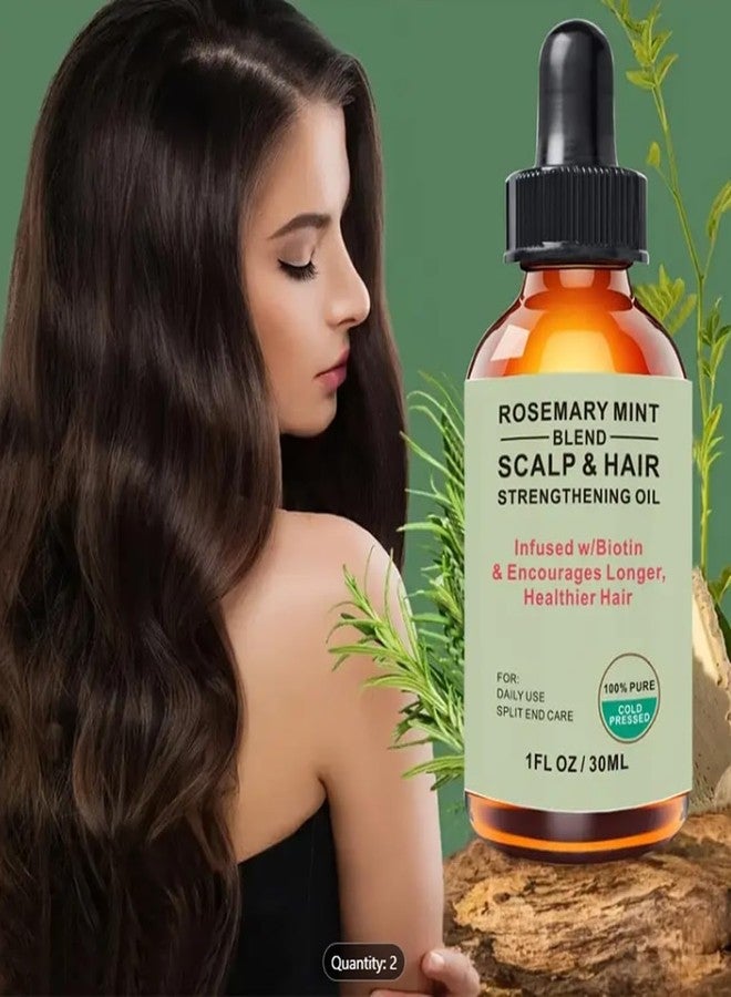 ActivePur Organics Rosemary Mint Scalp & Hair Strengthening Oil for All Hair Types, Hair Treatment Oils, Hair Styling Serums, Hair Serum (Pack of 1, Total 30Ml / 1 Fl Oz) - Image 5